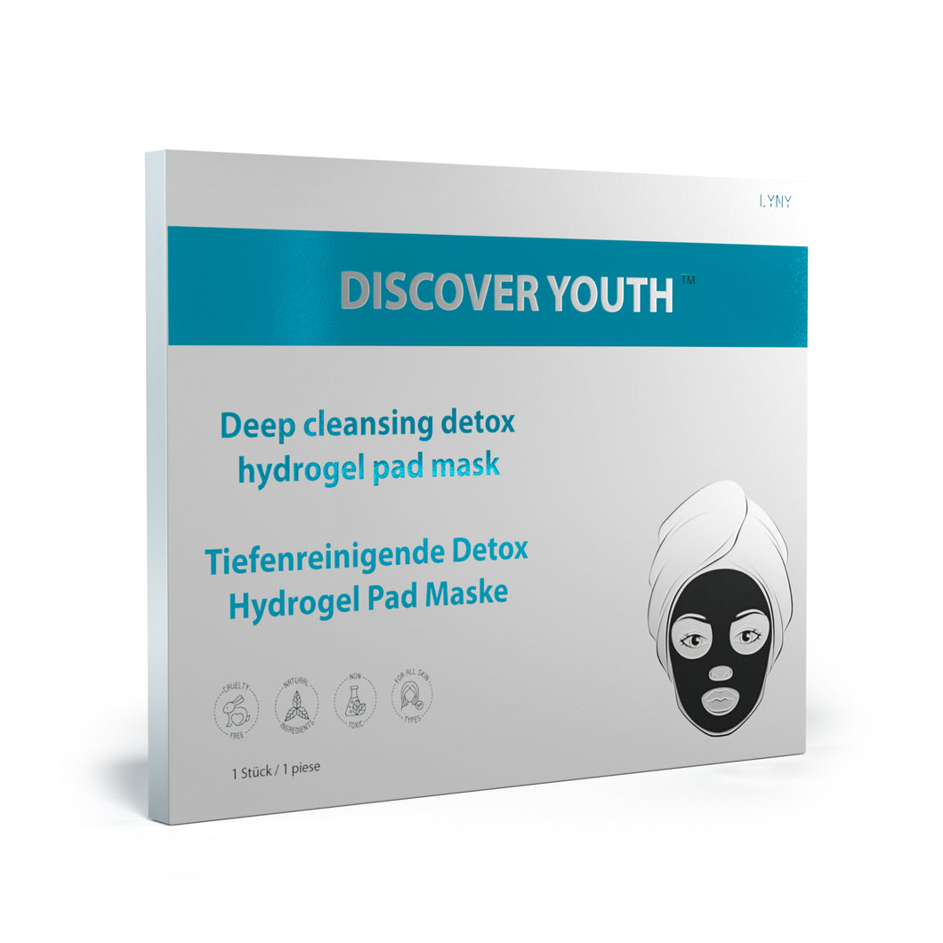 DiscoverYouth Deep cleansing detox hydrogel pad mask